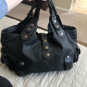 Chloe satchel leather black